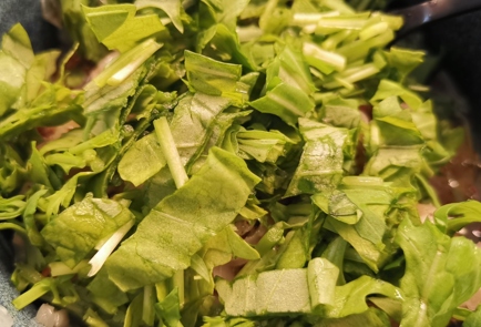 Фото шага рецепта Салат из квашеной капусты с маринованными огурцами 175403 шаг 10  