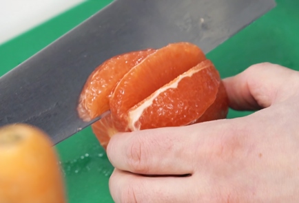 Фото шага рецепта Салат из моркови и миндаля со слабосоленым лососем 31961 шаг 2  