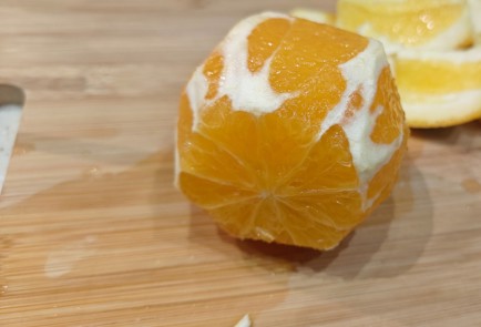 Фото шага рецепта Салат с куриной печенью и апельсином 190883 шаг 9  