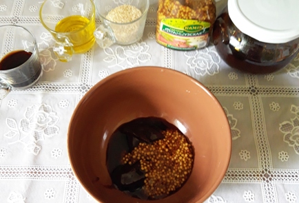 Фото шага рецепта Семга в медовой глазури 139028 шаг 2  