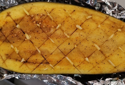 Фото шага рецепта Сэндвич из баклажана с сыром 152284 шаг 3  