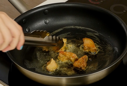Фото шага рецепта Шатобриан с пряным картофельным пюре и фуагра 114335 шаг 7  
