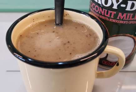 Фото шага рецепта Шоколадный кофе с кокосовым молоком 152366 шаг 4  