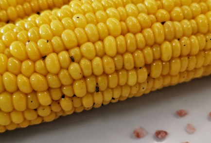 Фото шага рецепта Сливочная кукуруза в рукаве для запекания 152646 шаг 11  