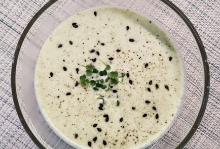 Фото шага рецепта Сливочный суп из брокколи с сыром 173402 шаг 12  