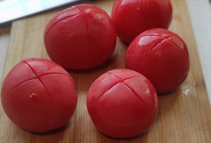 Фото шага рецепта Соус из запеченных томатов 173823 шаг 2  