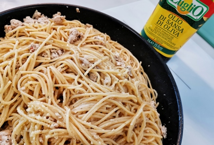 Фото шага рецепта Спагетти с трюфельным соусом 151115 шаг 12  