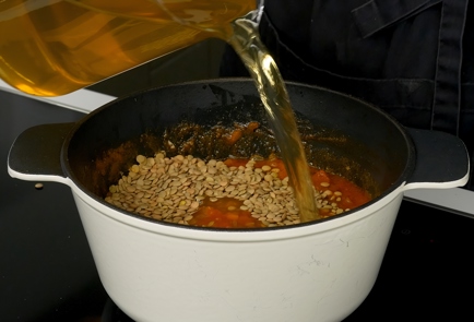 Фото шага рецепта Суп из чечевицы 151446 шаг 6  