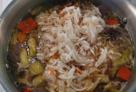 Фото шага рецепта Суп из говядины и квашеной капусты 176221 шаг 10  