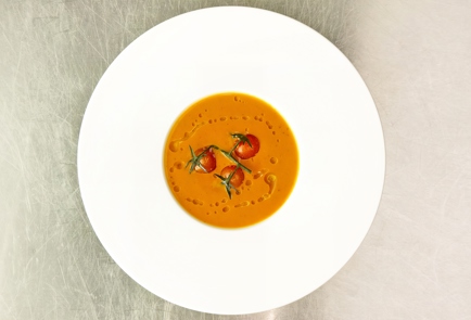 Фото шага рецепта Суп из печеных помидоров 57046 шаг 8  