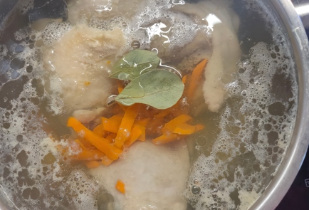Фото шага рецепта Суп куриный с чечевицей и сливками 174831 шаг 6  