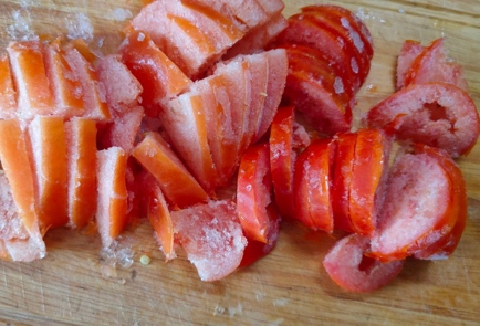 Фото шага рецепта Свинина с капустой морковью и помидорами в духовке 186409 шаг 9  