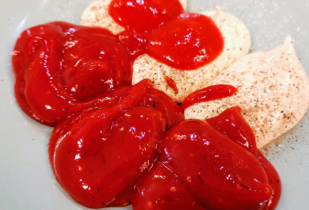 Фото шага рецепта Сырная паста конкильони с томатномайонезным соусом 151553 шаг 7  