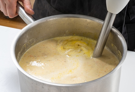 Фото шага рецепта Сырный суп с грибами 175462 шаг 7  