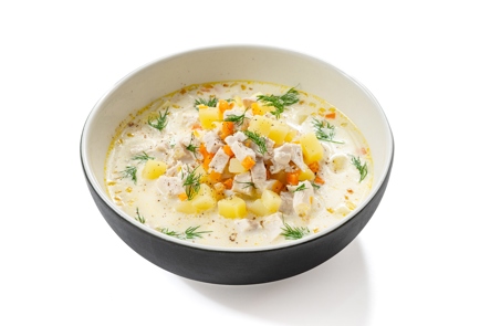 Фото шага рецепта Сырный суп с курицей 175464 шаг 12  