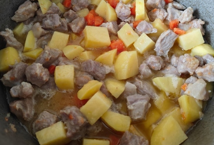 Фото шага рецепта Тушеная свинина с овощами 175764 шаг 7  
