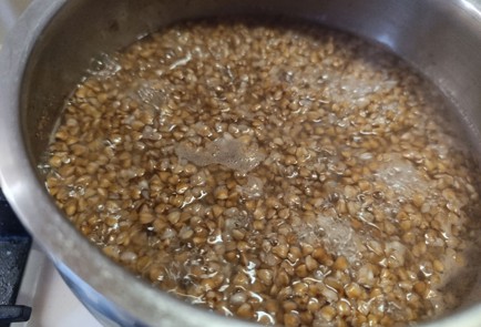 Фото шага рецепта Запеканка творожногречневая 190848 шаг 3