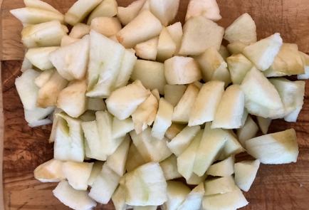 Фото шага рецепта Творожноманная запеканка с яблоком и корицей 174341 шаг 8  