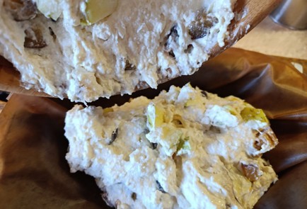 Фото шага рецепта Творожный пирог с яблоком и сливой 190828 шаг 15  