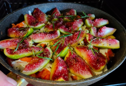 Фото шага рецепта Запеченная тыква с инжиром и яблоком 174550 шаг 10  