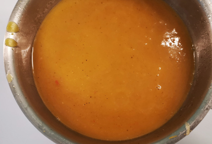 Фото шага рецепта Тыквенный суп с бальзамическим кремом 151779 шаг 14  