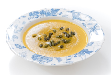 Фото шага рецепта Тыквенный суп с кокосовым молоком 174751 шаг 11  