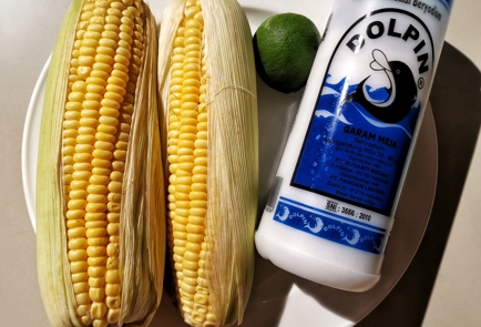 Фото шага рецепта Вареная кукуруза помексикански 151206 шаг 1  