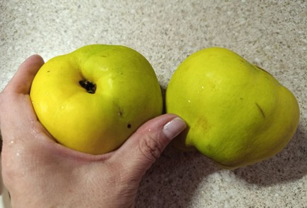 Фото шага рецепта Варенье из айвы на зиму 190829 шаг 1  