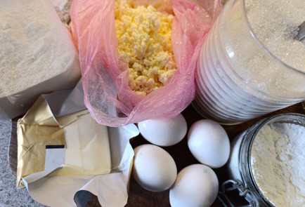 Фото шага рецепта Королевская ватрушка с яблоками 190836 шаг 1  