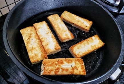 Фото шага рецепта Веганская чиабатта с тофу и спаржей 151209 шаг 9  