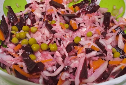 Фото шага рецепта Винегрет без картофеля 190824 шаг 9