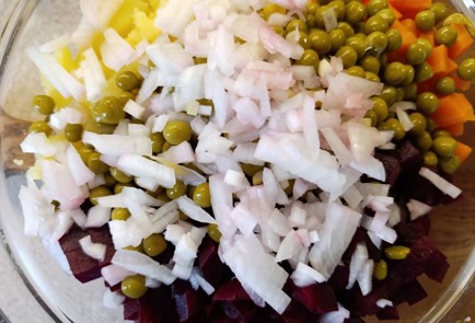 Фото шага рецепта Винегрет классический с горошком 190918 шаг 13  