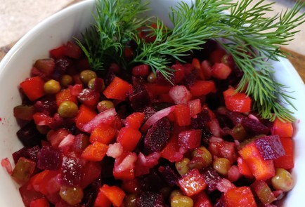 Фото шага рецепта Винегрет классический с горошком 190918 шаг 17  