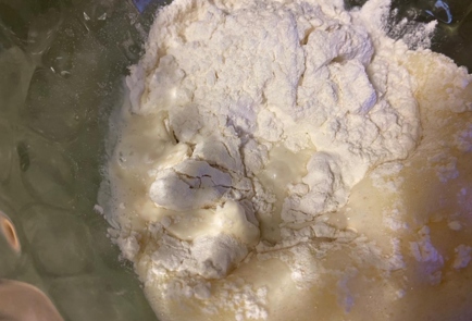 Фото шага рецепта Яблочные колечки в кляре с орехами 173437 шаг 4  