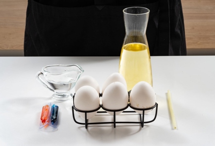 Фото шага рецепта Яйца в горошек 173466 шаг 1  