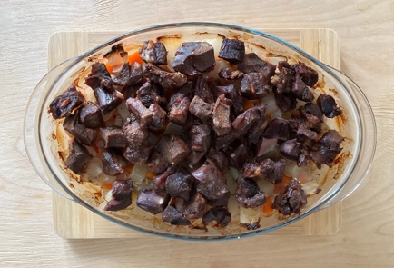 Фото шага рецепта Язык с картофелем и морковью запеченный в духовке 174089 шаг 12  