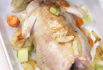 Фото шага рецепта Запеченная курица с овощами 17672 шаг 5  
