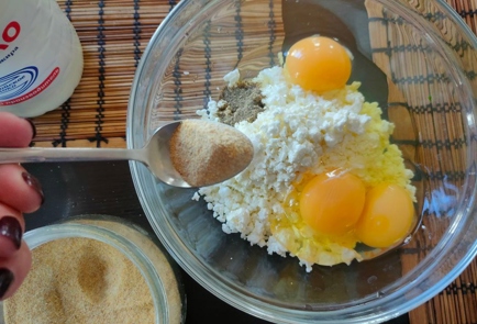 Фото шага рецепта Запеканка из кабачков помидоров и домашнего творога 174519 шаг 8  