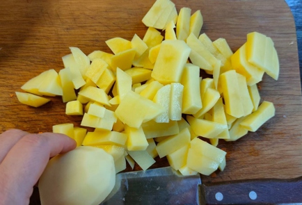 Фото шага рецепта Картофель запеченный с фасолью и фаршем 174780 шаг 11  