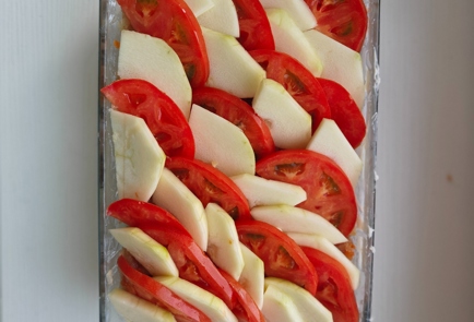 Фото шага рецепта Запеканка с индейкой кабачками и помидорами 174850 шаг 13  