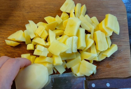 Фото шага рецепта Картошка с фаршем и фасолью в духовке 174835 шаг 7  