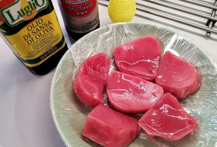 Жареный стейк из тунца, пошаговый рецепт с фотографиями – Европейская  кухня: Основные блюда. «Еда»