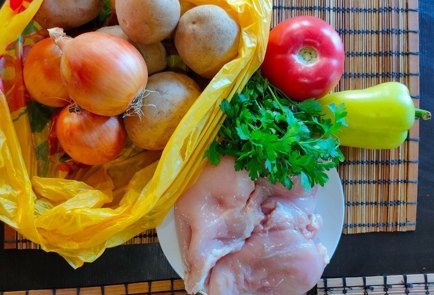 Фото шага рецепта Жаркое из курицы с овощами 174532 шаг 1  
