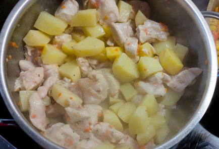 Фото шага рецепта Жаркое из курицы с овощами 174532 шаг 9  