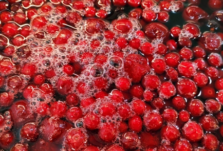 Фото шага рецепта Зимний морс из замороженных ягод 151285 шаг 5  