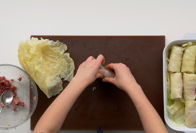 Голубцы под шубой в духовке — рецепт с фото пошагово