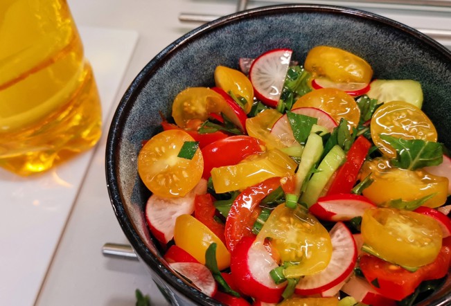 Рецепт: Салат с морепродуктами Голос моря салаты,закуски Салаты, Морепродукты и 
