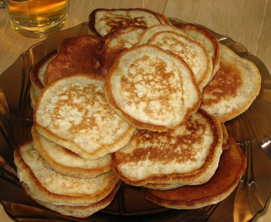 Фото рецепт Овсяные оладьи с лимонным соком