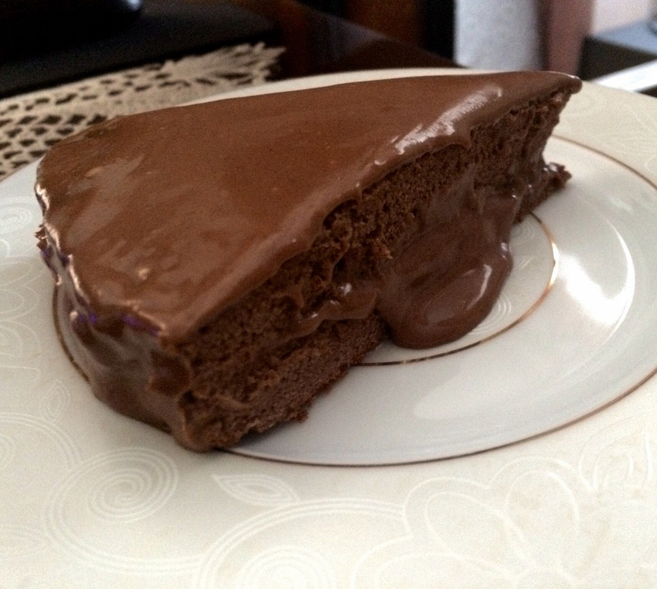 Шоколадный торт (без муки)