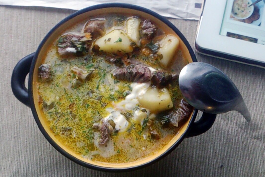 Щавелевый суп с тушенкой рецепт с фото пошагово